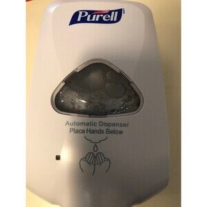 PURELL TFX Touch-Free Hand Sanitizer Dispenser, Dove Grey with Liquid